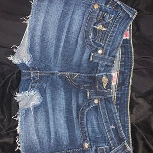 True religion jean shorts